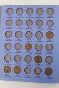 Three Lincoln Cents Collection Books. One book has 22 Coins, the second 28 coins, and the Deluxe book has 66 coins 1941-1969 "D", some uncirculated and steel cents included. 116 Coins Total