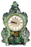 Vomit Clock.  Vintage Lanshire "Resin River Rock Vomit Clock".  15x11