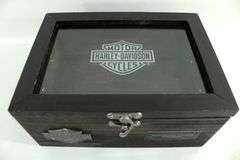 Harley Davidson Storage Box and Marble Collection