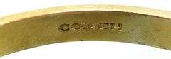 Coach signed hinged bangle Bracelet