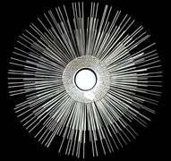 Sculptural Frame after "Astral Invert" by Palden Weinreb Wall Mirror - 36" Dia.