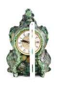 Vomit Clock.  Vintage Lanshire "Resin River Rock Vomit Clock".  15x11