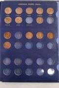 Three Lincoln Cents Collection Books. One book has 22 Coins, the second 28 coins, and the Deluxe book has 66 coins 1941-1969 "D", some uncirculated and steel cents included. 116 Coins Total
