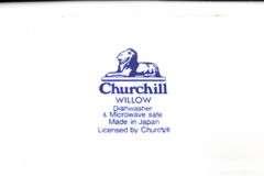 Churchill "Willow" Made in Japan Ceramic Tray - and - Blue on White Chinoiserie Ceramic Balls