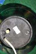 Vomit Clock.  Vintage Lanshire "Resin River Rock Vomit Clock".  15x11