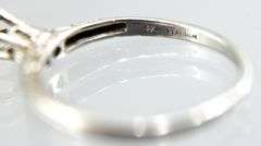 Platinum Ring setting, size 6.    (2.17 gm)