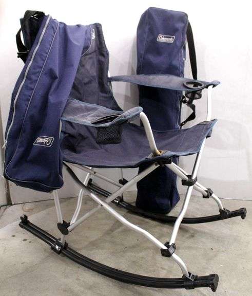 Coleman Foldable Rocking Camping Chairs - Bunting Online Auctions