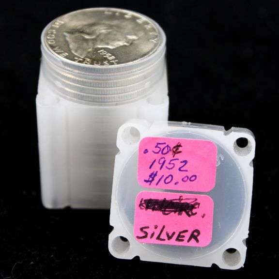 1952 "D" uncirculated SILVER Franklin Half Dollars 20 items