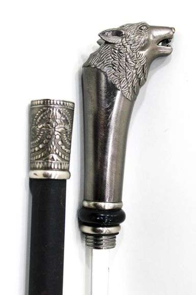 Wolf's Head Sword Cane