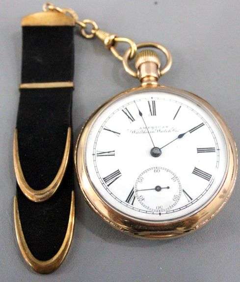 14K Gold American Waltham pocket watch , Serial 7361390 , Circa 1898
