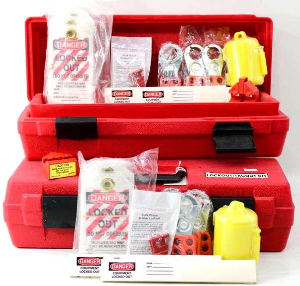Lockout Tagout Kit - No Locks - Bunting Online Auctions