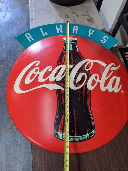 VTG Mexican Siempre Always Coca Cola Coke Cardboard Adv Sign