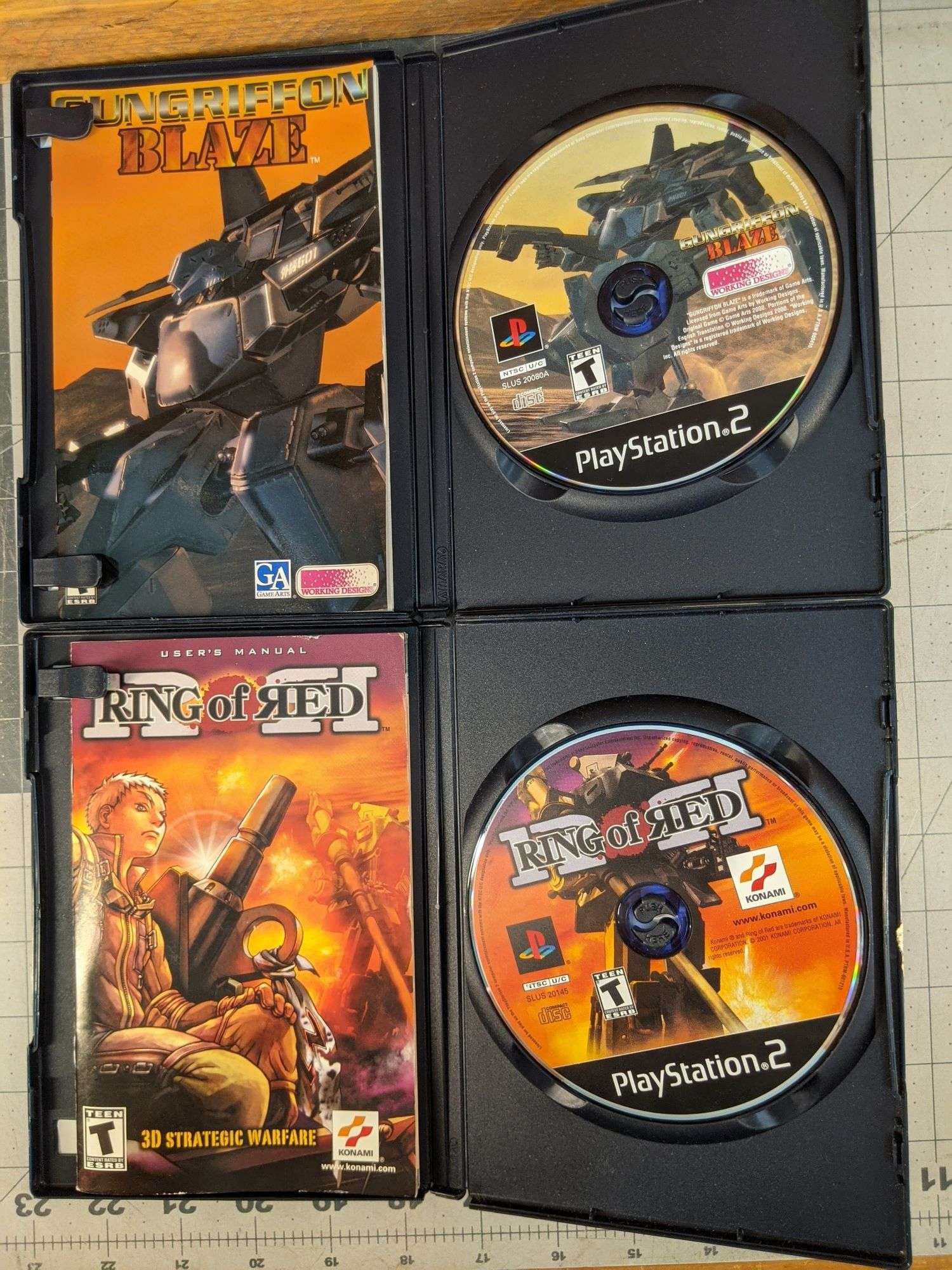 Jeu Gungriffon Blaze Sur Sony PS2, Bon état, Complet