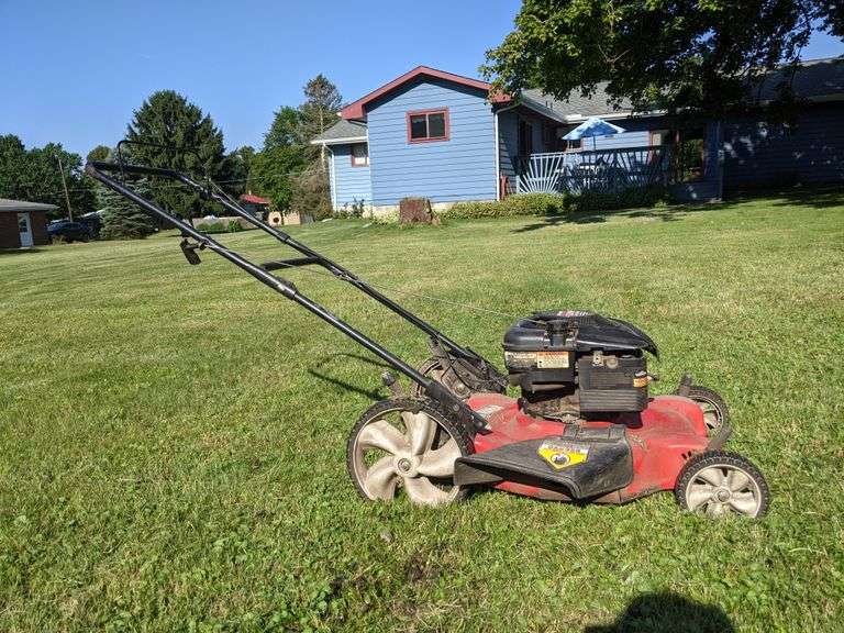 Yard Machines Lawn Mower (started on first pull, ran as expected)