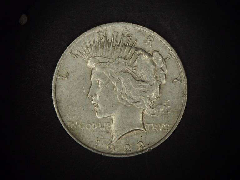 1922 Silver Dollar, Peace Type