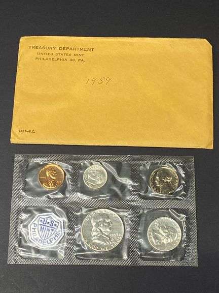 2 Proof Coin Sets, 1959