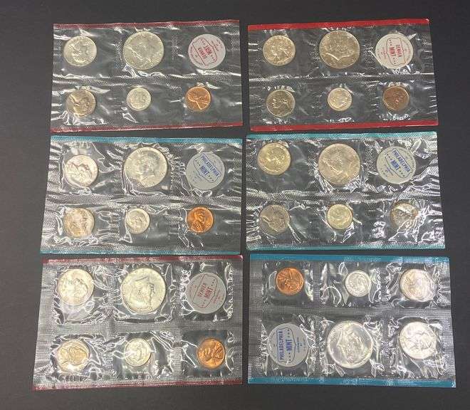 3 Uncirculated Coin Sets, 1964
