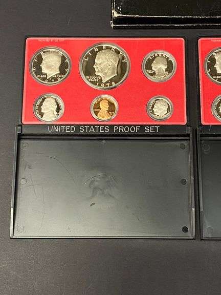 2 Proof Coin Sets with Dollars, 1978-S