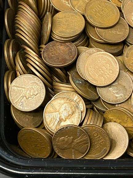 Approximately 1,000 Pennies, 1940 to 1958