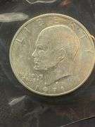 4 Uncirculated 40% Silver Eisenhower Dollar Coins, 1971-S