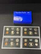 4 Proof Coin Sets, 1971-S