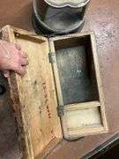 Shop Stool and Old Wood Box