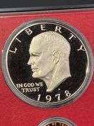 2 Proof Coin Sets with Dollars, 1978-S