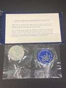2 Uncirculated 40% Silver Eisenhower Dollar Coins, 1971-S and 1 1971-S Proof Coin Set