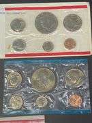 3 Uncirculated Bicentennial Coin Sets, 1976 (1 set is 1976-D)