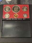 2 Uncirculated 40% Silver Eisenhower Dollar Coins, 1971-S and 1 1971-S Proof Coin Set