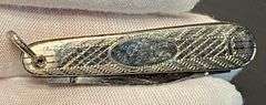 3 Pen Knives. Clasps (not bodies) are 10 and 14k Gold