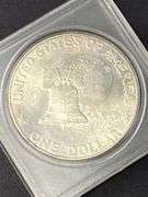 3 Eisenhower Bicentennial Dollar Coins, 1 Half Dollar and 1 1979 Susan B. Anthony