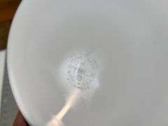 Pyrex Quiche and Glasbake Currier Ives Mixing Bowl