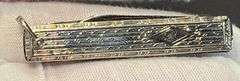 3 Pen Knives. Clasps (not bodies) are 10 and 14k Gold