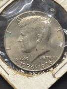 3 Eisenhower Bicentennial Dollar Coins, 1 Half Dollar and 1 1979 Susan B. Anthony