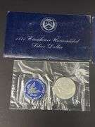 2 Uncirculated 40% Silver Eisenhower Dollar Coins, 1971-S and 1 1971-S Proof Coin Set