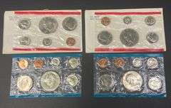 2 Uncirculated Coin Sets with Dollars, 1973-D