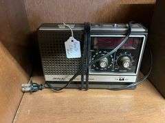 Contents on Shelf. Projectors, Radios, Signal Tracker, Communicator