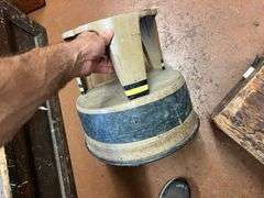 Shop Stool and Old Wood Box
