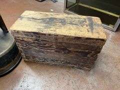 Shop Stool and Old Wood Box