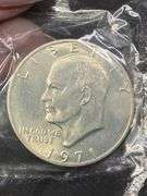 4 Uncirculated 40% Silver Eisenhower Dollar Coins, 1971-S
