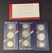 3 Bicentennial 40% Silver Uncirculated Sets