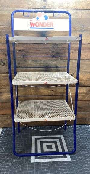 Wonder Home Rack Wonder Bread In Store Display Rack (folds) - Bid On Estates Auction ...