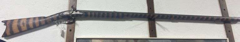 Antique Percussion Rifle, Lock marked Truit Bros