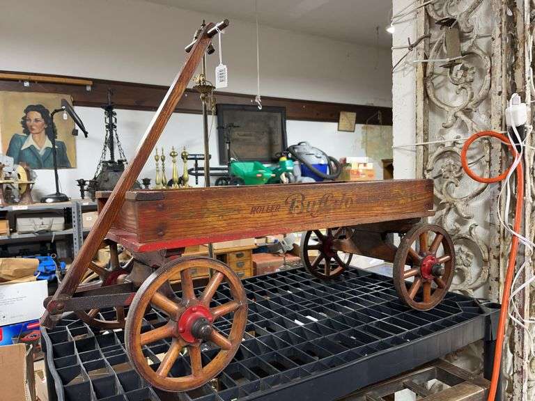 36" Antique Child's Pull Wagon