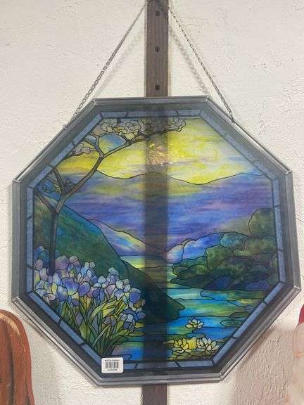 20" Colored Glass Window