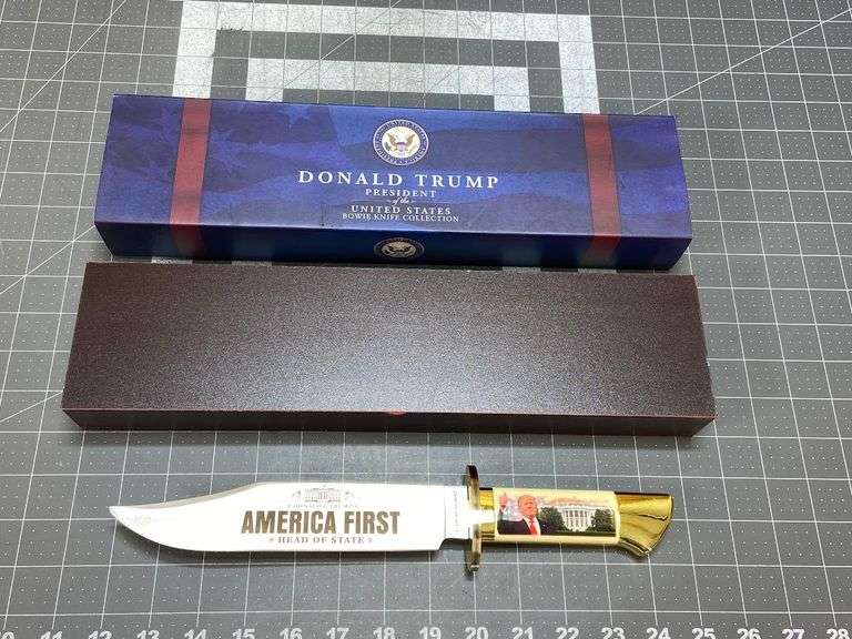 American Mint Trump Bowie Knife