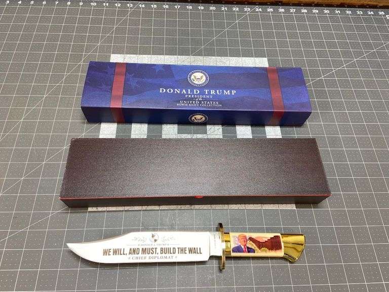 American Mint Trump Bowie Knife