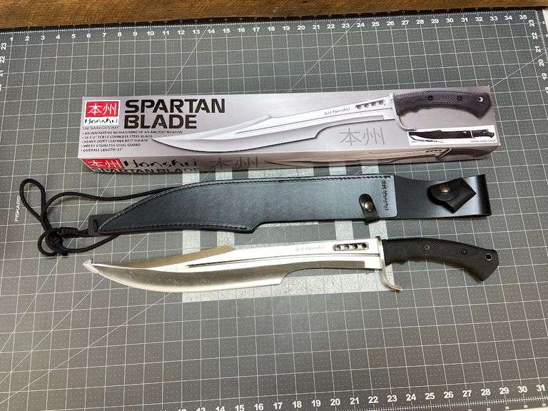 Honshu Spartan Blade With Leather Sheath