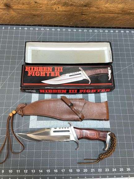 Hibben III Fighter Bowie Knife with Sheath